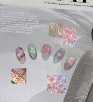 REN NAIL - Painted Nail Design